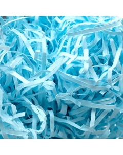 Наполнитель бумажный для подарков, голубой, 1000 г Upak land