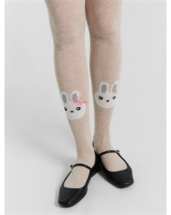 Колготки детские бежевые с зайчиками Mark formelle