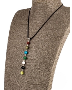 Колье оберег Бусики-колечки