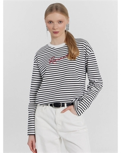 Джемпер женский в полоску с принтом Mark formelle