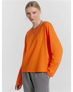 Лонгслив женский оверсаз оранжевый Mark formelle