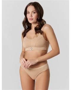 Трусы женские бразилиана в бежевом оттенке Mark formelle