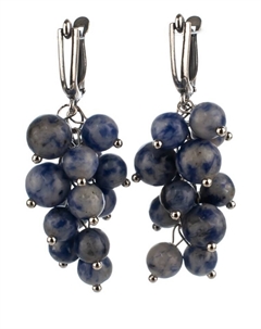 Серьги Бусики-колечки