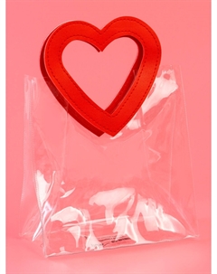 Пакет подарочный из пвх красный 20×18×10 см Upak land