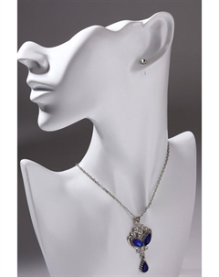 Гарнитур 2 предмета: серьги, кулон Qf