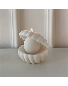 Свеча интерьерная "Жемчужная раковина" Inside you