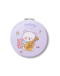 Зеркало складное "Yummy guitar purple" с увеличением Ilikegift