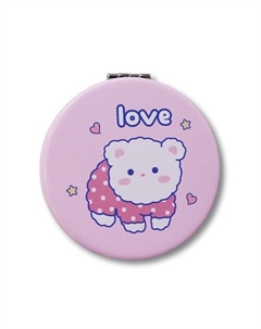 Зеркало складное "Cute love pink" с увеличением Ilikegift