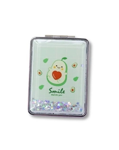 Зеркало складное "Sparkles avocado one" с увеличением Ilikegift