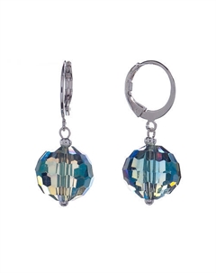 Серьги, Коллекция Atlantide, с кристаллом Lanzerotti