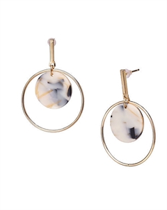 Серьги "Мраморное полнолуние" Nothing but love