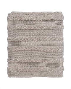 Плед из хлопка с буклированной вязкой Essential Tkano