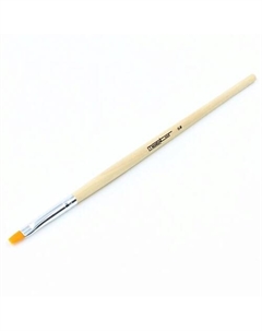 Кисть для наращивания ногтей прямая 6мм White Мастер