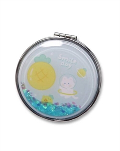 Зеркало складное "Smile day blue" с увеличением Ilikegift