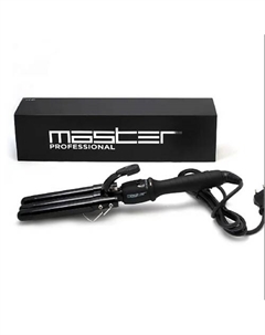 MASTER Щипцы MP-017 тройные 19мм терморегулирующие с керамико-турмалиновым покрытием Мастер