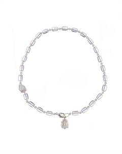 Колье, Monroe, с розовым кварцем и жемчугом Lanzerotti