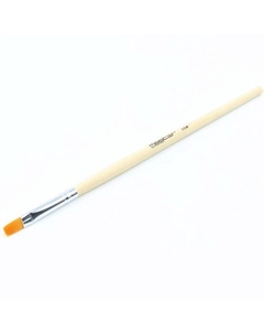 Кисть для наращивания ногтей прямая 10мм White Мастер