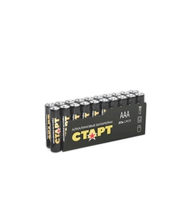 СТАРТ Батарейки алкалиновые LR03 (ААА), мизинчиковые Старт