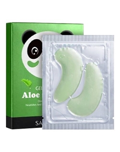 Патчи для области вокруг глаз увлаж. гелевые с алоэ и коллагеном Sadoer