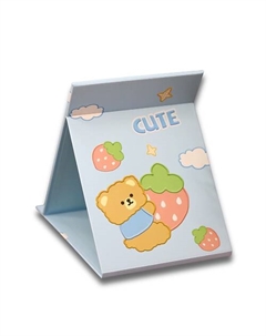 Зеркало настольное "Cute bear" blue Ilikegift
