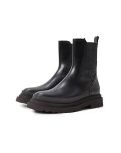 Кожаные челси Brunello cucinelli