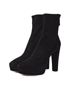 Замшевые ботильоны Saint Honore Aquazzura