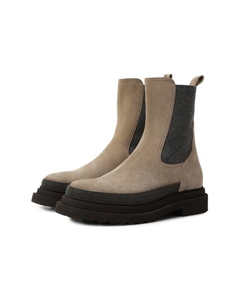 Замшевые челси Brunello cucinelli