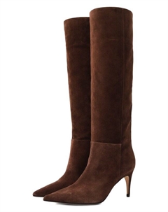 Замшевые сапоги Cindy 75 Sergio rossi