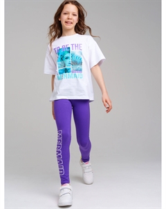 Брюки трикотажные для девочек (легинсы) Playtoday tween