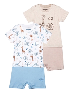 Песочник детский трикотажный для мальчиков, 2 шт в комплекте Playtoday newborn-baby