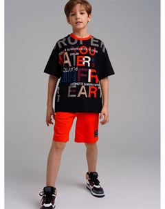 Комплект трикотажный для мальчиков: фуфайка (футболка), шорты Playtoday tween
