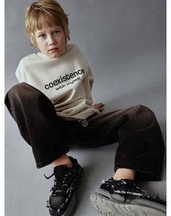 Свитшот с принтом детский Sela