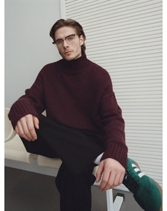 Свитер оверсайз с добавлением шерсти Sela