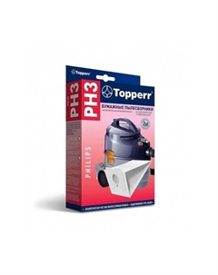 Пылесборники Topperr PH 3 бумажные (4пылесбор.) (1фильт.)