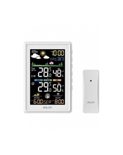 Метеостанция B0360WST2H2PR-V3-WHITE беспроводная с функцией отображения давления, белый Baldr