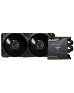Система охлаждения жидкостная MEG CORELIQUID S280 AM4/FM2+/FM2/FM1/AM3+/AM3/AM2+/AM2 (2*140mm fan, 1800rpm, 82.27 CFM, 21.2dBA, 4-pin PWM) Msi