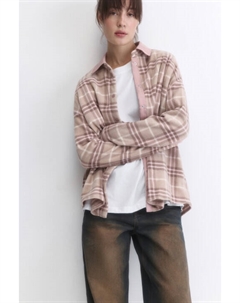 Рубашка флисовая утепленная в клетку Befree