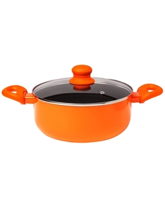 Кастрюля алюминиевая Siesta, 4 л, оранжевый (Sr0182) Servitta