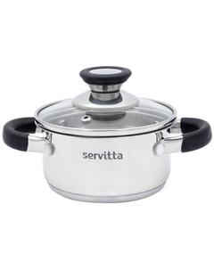 Кастрюля с крышкой Mini, 0.6 литра (Sr0130) Servitta