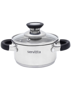 Кастрюля с крышкой Mini, 1.0 литр (Sr0131) Servitta