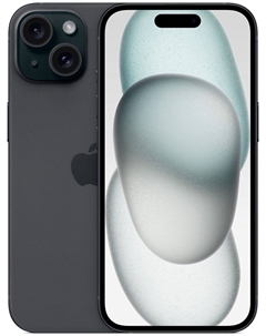 Смартфон Apple iPhone 15 256Gb черный