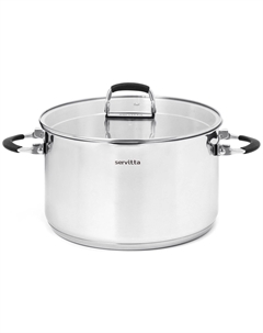 Кастрюля с крышкой, ручками-трансформерами и носиком для слива Terso, 5.8 л (Sr0283) Servitta