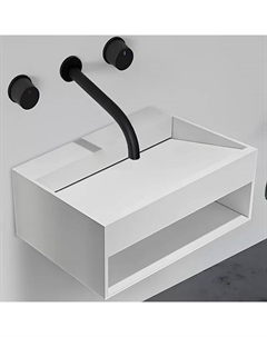 Тумба с раковиной подвесная Stein AS2645-0.6 60 белый матовый Abber