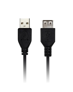 Кабель-удлинитель USB(Am)-USB(Af), 5 м, черный, (K-855-80) Smartbuy