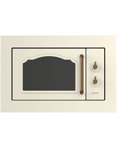Микроволновая печь встраиваемая Gorenje BM235CLI 23 л, 800 Вт, гриль, слоновая кость (BM235CLI)