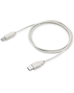 Кабель USB(Am)-USB(Bm), экранированный, 1.5 м, серый, (USB-A-B-1.5C) Buro