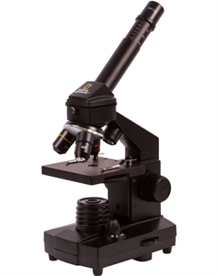 Микроскоп National Geographic 40x-1280x с держателем для смартфона, черный Bresser