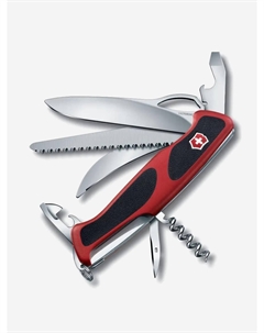 Складной нож RangerGrip 57 Hunter, функций: 13, 130мм, красный / черный, коробка картонная, 0.9583.mc, Красный Victorinox