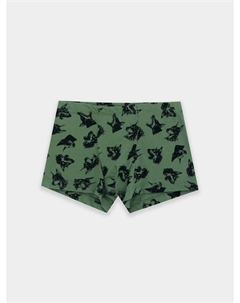 Трусы для мальчиков зеленые с принтом Mark formelle