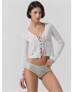 Трусы слипы женские серые Mark formelle